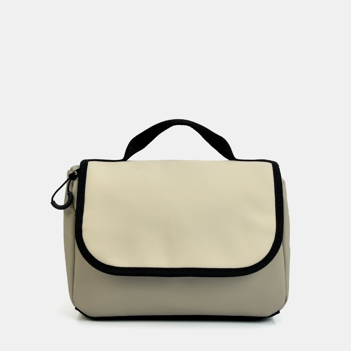 Ophangbare Toilettas Beige - Met Haak - Make-up Tas - Heren / Dames - Toilettas Ophangbaar