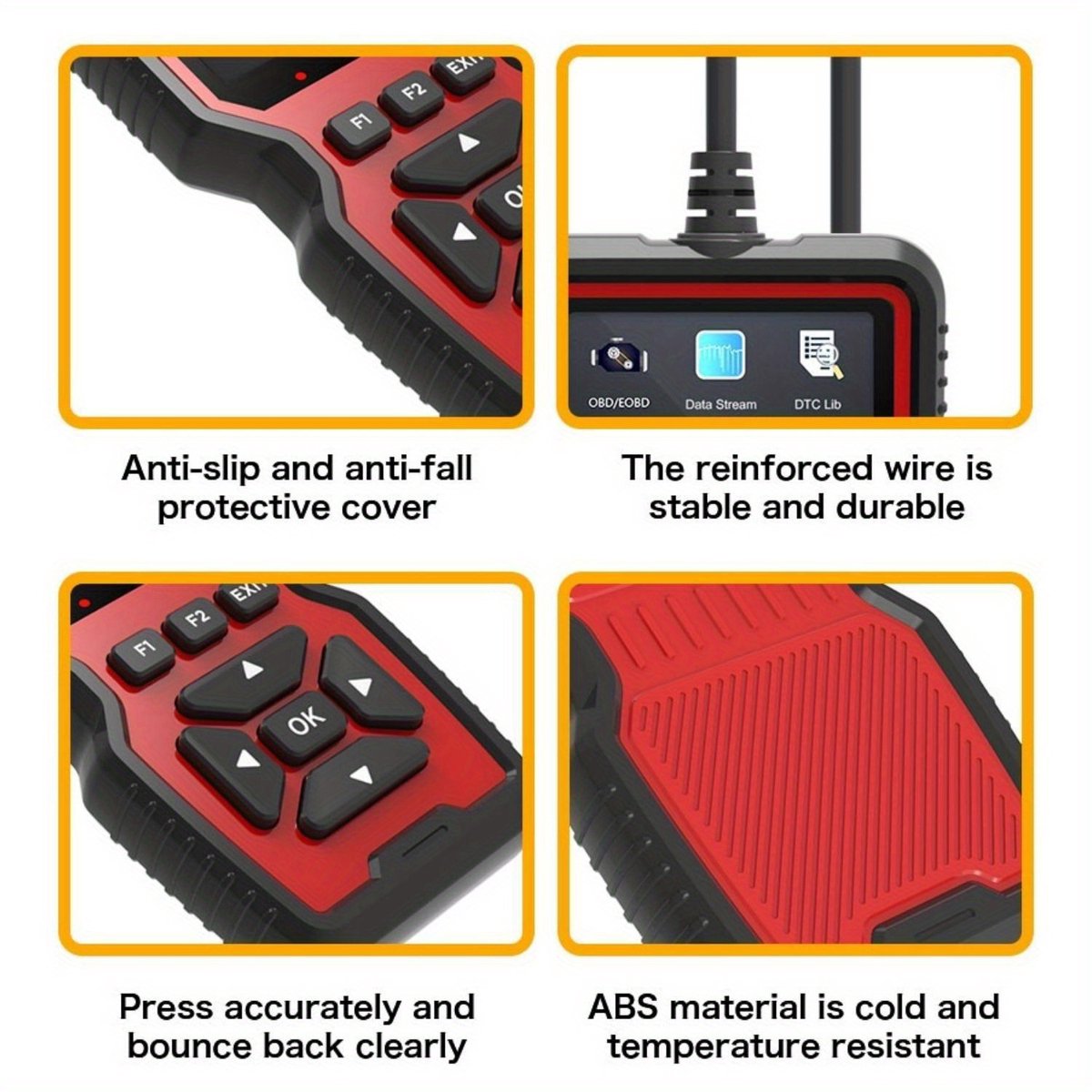 Dutchers® OBDII Autodiagnose Scanner 2025 – Auto scanner - Diagnose apparatuur voor auto's - Universele Codelezer met Live Data, Accutest & 35.901 Foutcodes - Storing verwijderen – OBD2 Uitlezen in het Nederlands – Auto Diagnosehulpmiddel thumbnail 2