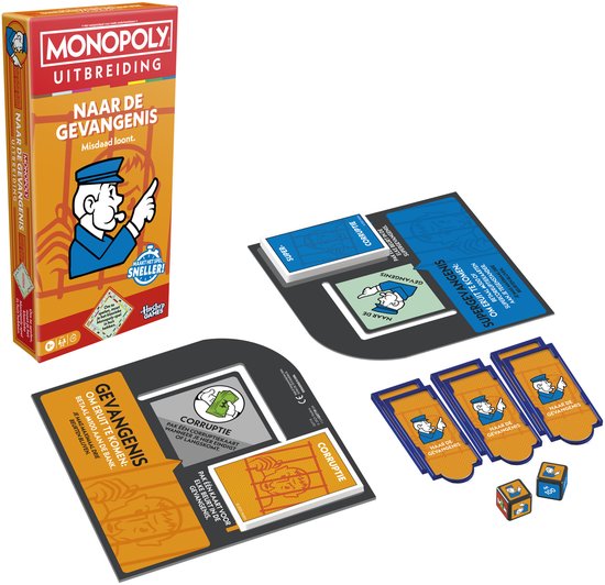 Monopoly Naar de gevangenis - Uitbreiding voor Monopoly - Gezelschapsspel