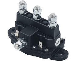 Geschikt voor Vervangende schakelaar voor omkeersolenoïde-relais van liermotor met intermitterende werking Trombetta 214-1211A11 / 214-1211A11-06 / 214-1211A51 / 214-1211 / 214-1231-A11, 24450, 24450BX 6-aansluiting 12VDC