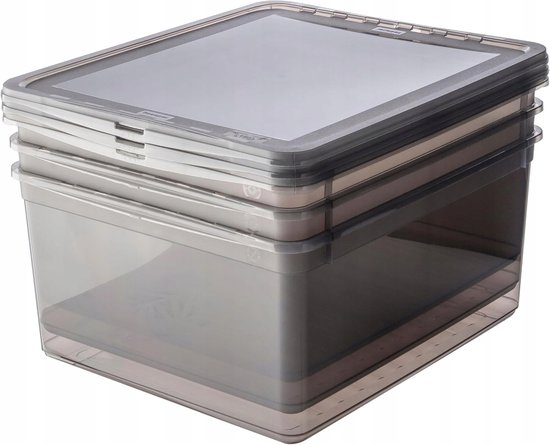 Keeeper Set 3 Ciotole Björk Da 9L | 38x32x14 Cm, Ideali Per Cucina E Dispensa