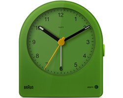 Braun BC22GN - Wekker - Analoog - Halfrond - Alarm - Stil uurwerk - Groen