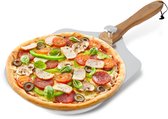 Nimma® Pizzaschep - Pizzaspatel met Houten Handvat- Voor BBQ & Oven - Incl. E-book - 59 x Ø30,5 CM