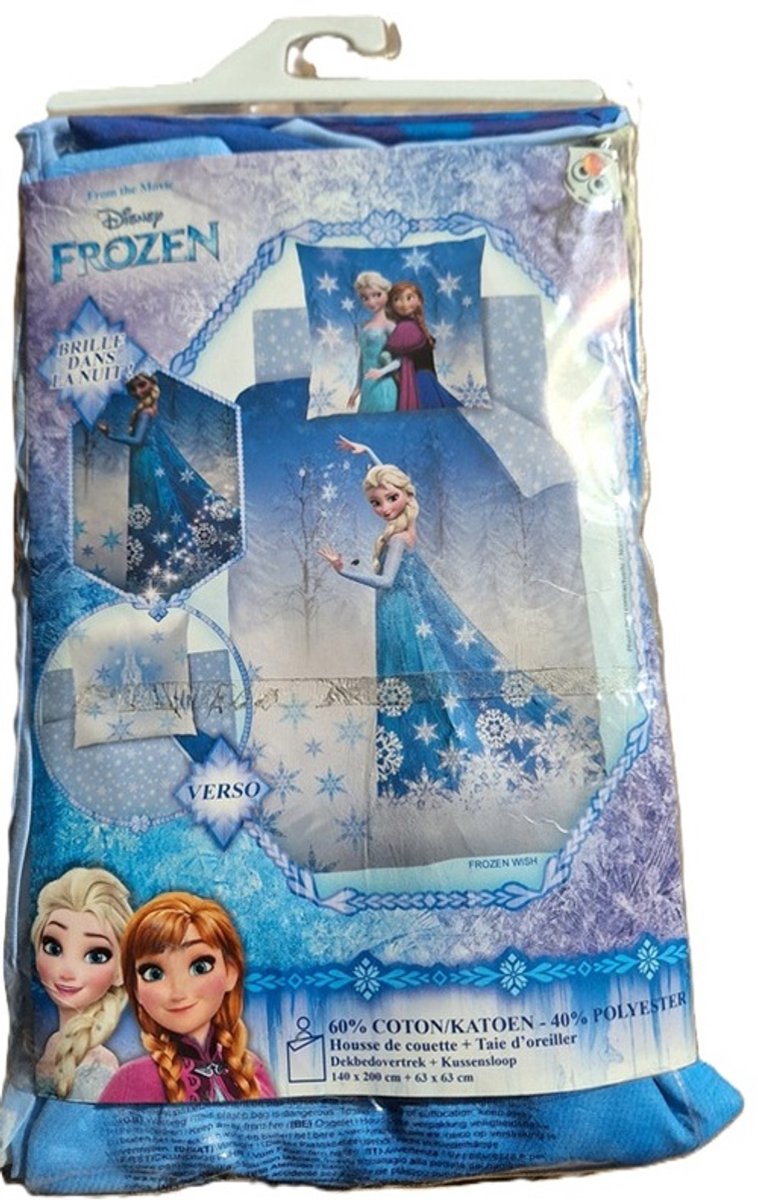 Disney Frozen dekbedovertrek - éénpersoons - kussensloop - 140 x 200 cm