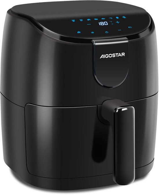 Aigostar HaydenX Airfryer 4L 1500W Zwart - Aigostar - €43,99