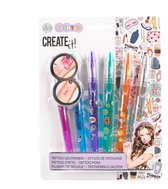 Create it! - Tattoo Gelpennen - 6 stuks