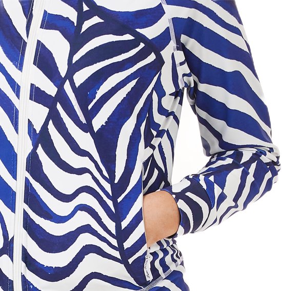 Func Factory dames Sportvest Isa blue zebra maat XXL van Func Factory — afbeelding 2