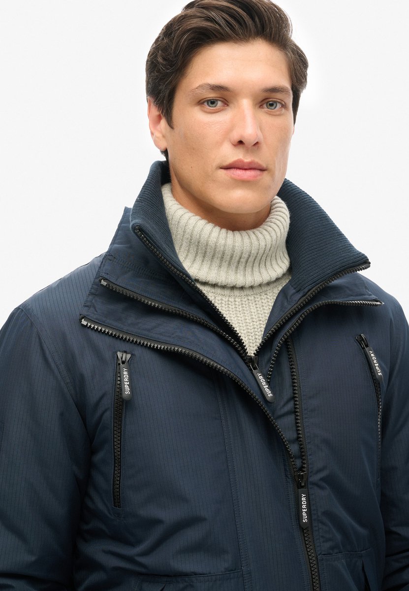Superdry Mountain Windbreaker jas Heren Marineblauw