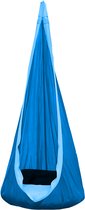 Rijoka Hangnest Cocoon Kinderen - Hangzak - Met Kussen voor Comfort - Kinderhangmat Blauw