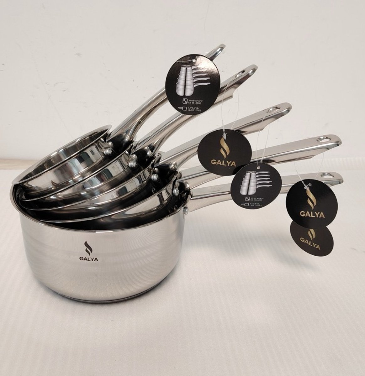 Galya cookware pannenset 5 delig - Galya cookware Set de casseroles 5 pièces