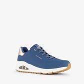 Skechers Uno Shimmer Away dames sneakers blauw