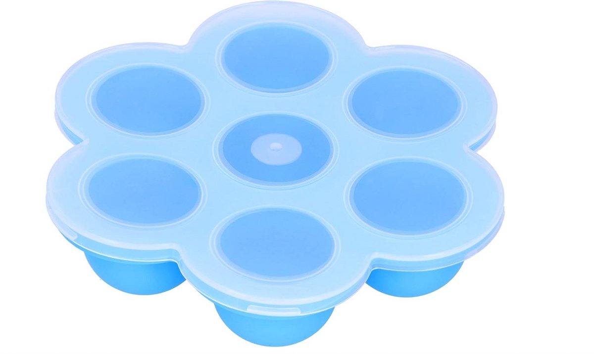Image of 6 stuks Bewaarbakjes - Baby bakjes - Moedermelk Bewaren - Diepvriesbakjes - Vriezer bakjes - Siliconen Babyvoedingsaccessoires - LOUZIR