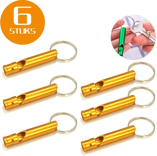 Lot De 14 Sifflets D’urgence En Métal – Alliage Alu, Porte-clés, 7 Couleurs, Pour Sport, Survie, Dressage, Arbitrage
