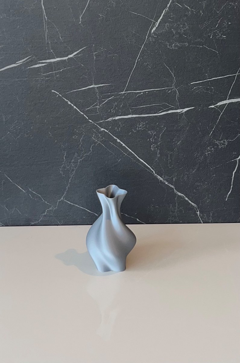 Studio Vaseo Quatro Flowa Space Grey – Set van 3 Vazen – 3D Geprint – Duurzaam Design - PLA