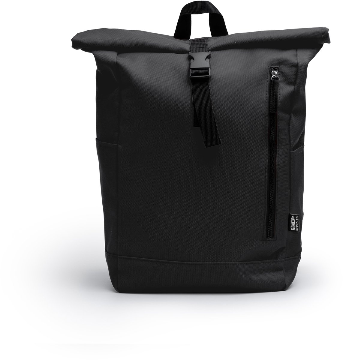 Rolltop Rugzak van RPET-polyester 20 Liter DRONTE 1254 / Zwart