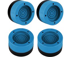 Anti Trillingsmat Wasmachine - en Wasdroger - Geluidsdempende Antislip Mat - Rubber Mat Trillingsdempers - Trillingsdempers wasmachine – Extra dik - Voetjes wasmachine & droger - Wasmachine demper – Anti trillings - vibratie - dempers pads – Antislip
