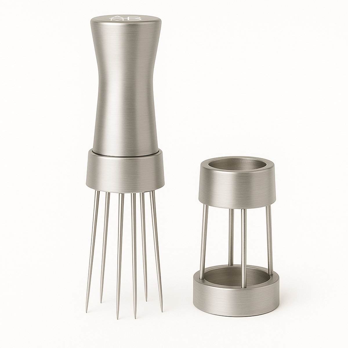 Adore Maison Barista | WDT Tool met 10 Naalden & Houder – Es