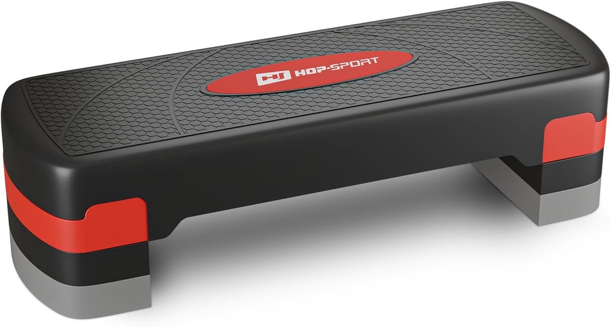Verstelbare Aerobic Stepper met Antislip Oppervlak - Stepboard voor Thuisfitness, Belastbaar tot 350KG, Ideaal voor Cardio- en Krachttraining