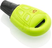 Saab SleutelCover - Lime groen / Silicone sleutelhoesje / beschermhoesje autosleutel
