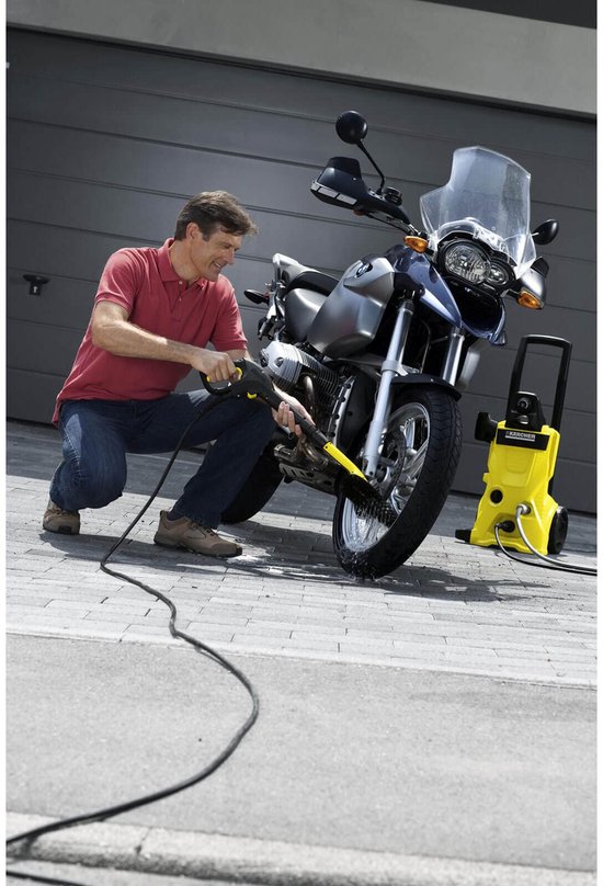 Kärcher Velgenwasborstel - Past op K 2 t/m K 7 - Velgen - Spaken - Geschikt voor alle type (motor)fietsen en auto's - Hoge kwaliteit borstelharen