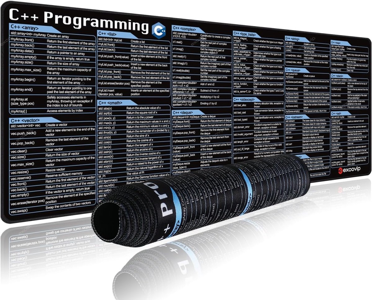 Grote Gaming Muismat met Antislip Ondergrond - Perfect voor PC en Kantoor