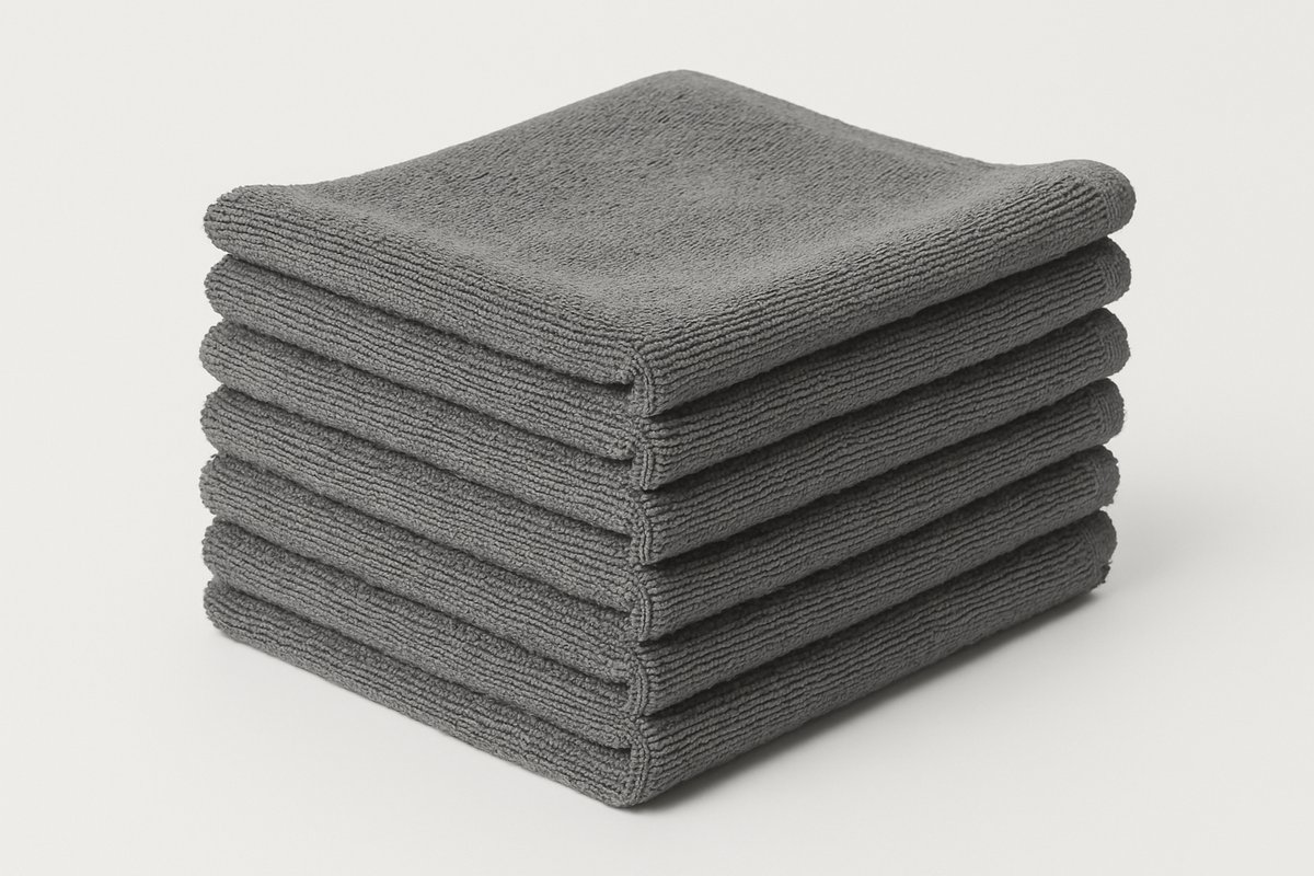 Microvezeldoekjes - 5-pack - Microvezeldoek auto - Poetsdoek - Huishoudelijk 40x40cm - Kwaliteit