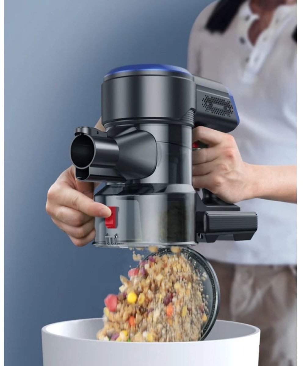 Honiture S12 Draadloze Steelstofzuiger met Turboborstel - afbeelding 3