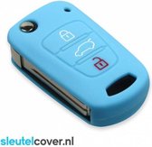 Couvre-clé Hyundai - Bleu clair / Couvre-clé en silicone / Couvre-clé de voiture