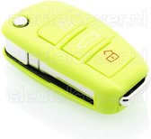 Housse de clé Audi - Vert citron / Housse de clé en silicone / Housse de protection pour clé de voiture
