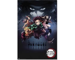 Demon Slayer Wandposter Kimetsu no Yaiba - Anime Decoratie 61 x 91,5 cm