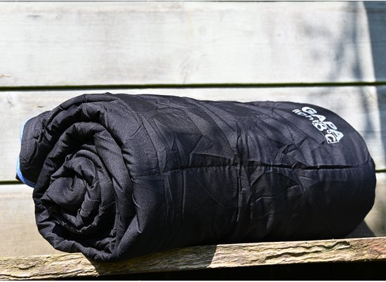 Polydaun Gapa - slaapzak - Compact Travel - Isocraft X-treme vulling - ripstop - zwart - 80x210 cm van Poly — afbeelding 4