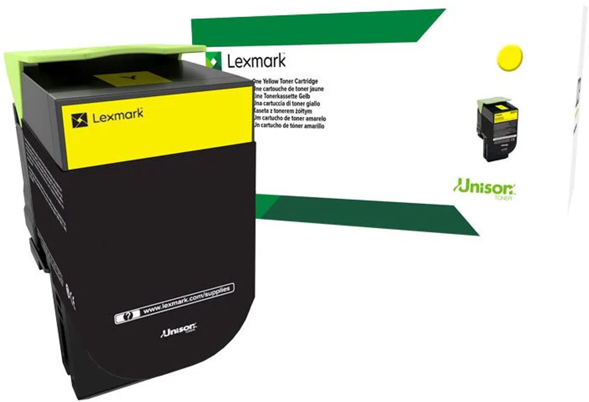 Toner Lexmark 78C2XYE Yellow Cyan