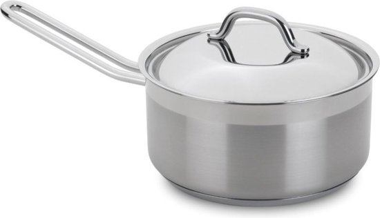 Casserole professionnelle Acier inoxydable 14 cm 1 litre Fond