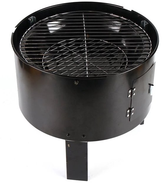 Gran Vida® - Barbecue Smoker - met Thermometer - Dubbellaags - Verstelbare Luchttoevoer van Gran Vida — afbeelding 2