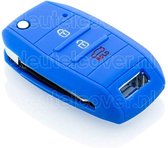 Hyundai SleutelCover - Blauw / Silicone sleutelhoesje / beschermhoesje autosleutel