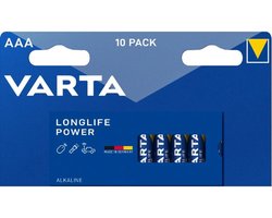 Varta Longlife Power - AAA Alkaline Batterijen - 400 Stuks