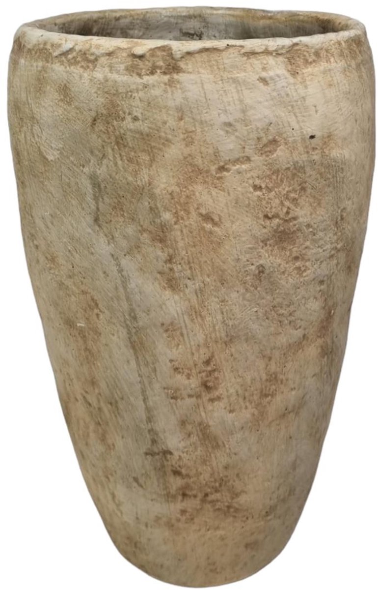 Vaas steen crème 19x30cm