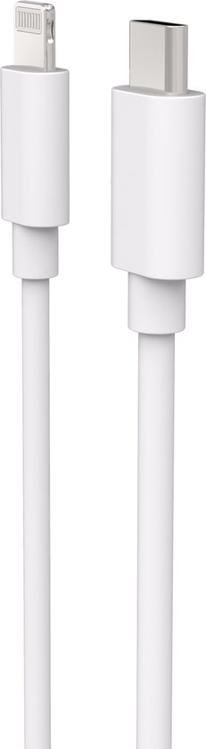 Witte USB-C naar Lightning kabel