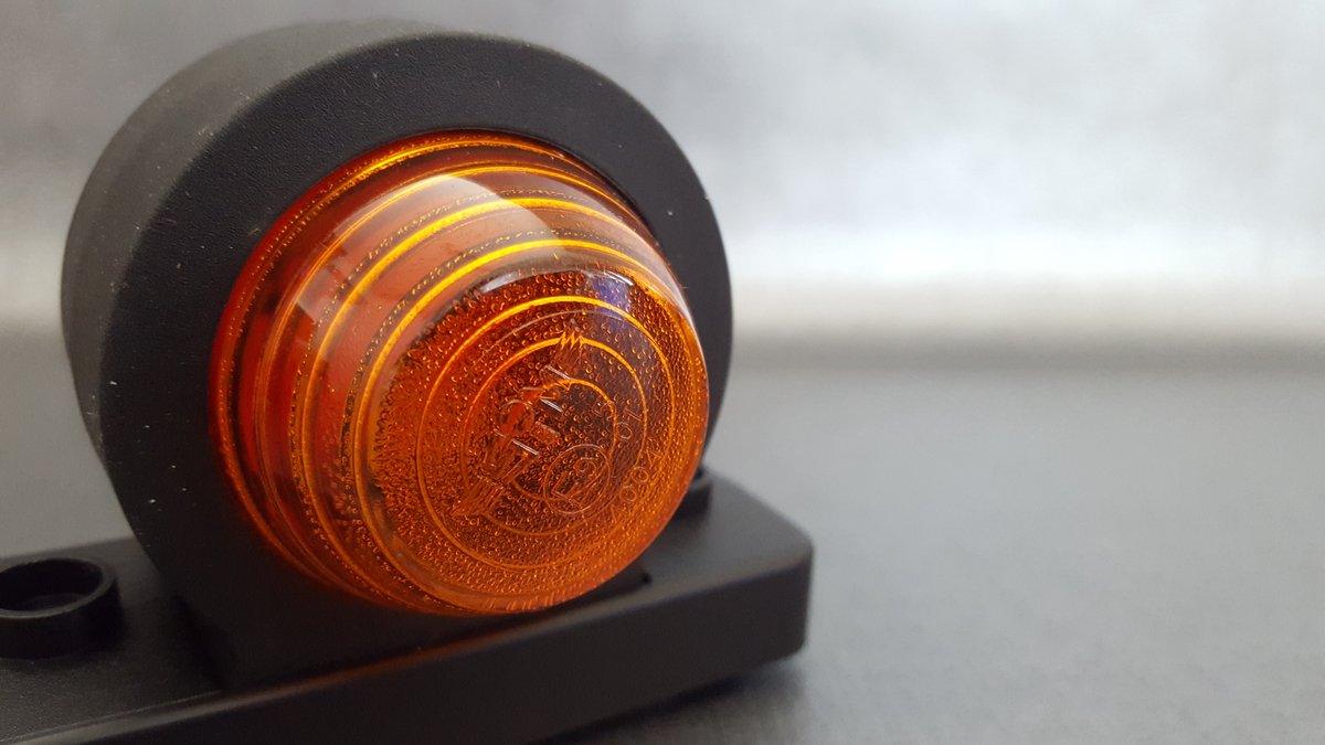 Breedtelamp - SIM - 3119 Small - 2.9 - 7.3cm - Amber - 12V-24V