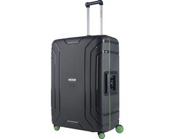CarryOn Steward TSA Reiskoffer 100 liter - Grote koffer 75cm met vaste sluiting - Donkergrijs