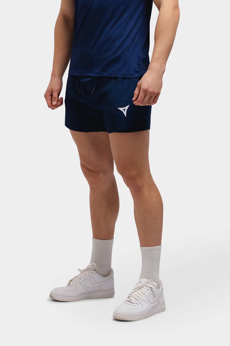 Breaking Limits Short Pro Edition Heren – 2-in-1 Compressie – Premium Trainingsshort – Navy Blue – Maat L