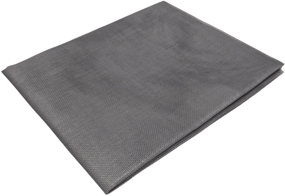 Horrengaas. Grijs. 250 x 120cm. lang. Tegen Muggen. Vliegen. Wespen. Mosquito. Avispas. Muizen. Ratten.