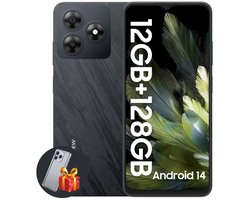 Blackview WAVE 8 - Smartphone - 128GB - 6.56 inch - 4G Dual SIM - 5000mAh - 6.56 inch - Android 14 - 90Hz - GPS - Zwart