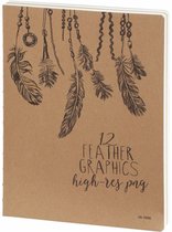 Kalpa D3900 Sketchbook Feathers 26 x 19 cm 240 p