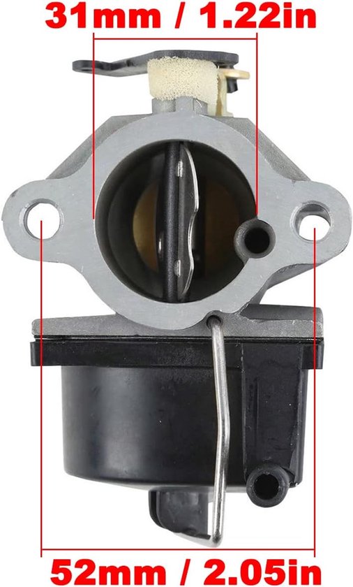 Geschikt voor Carburateurset voor Tecumseh 640065A 640065 OV358EA OVH135 OHV110 OHV115 OHV120 OHV125 OHV130 50-654 13-15 pk grasmaaier, met brandstofleidingpakking van Merkloos	 — afbeelding 3