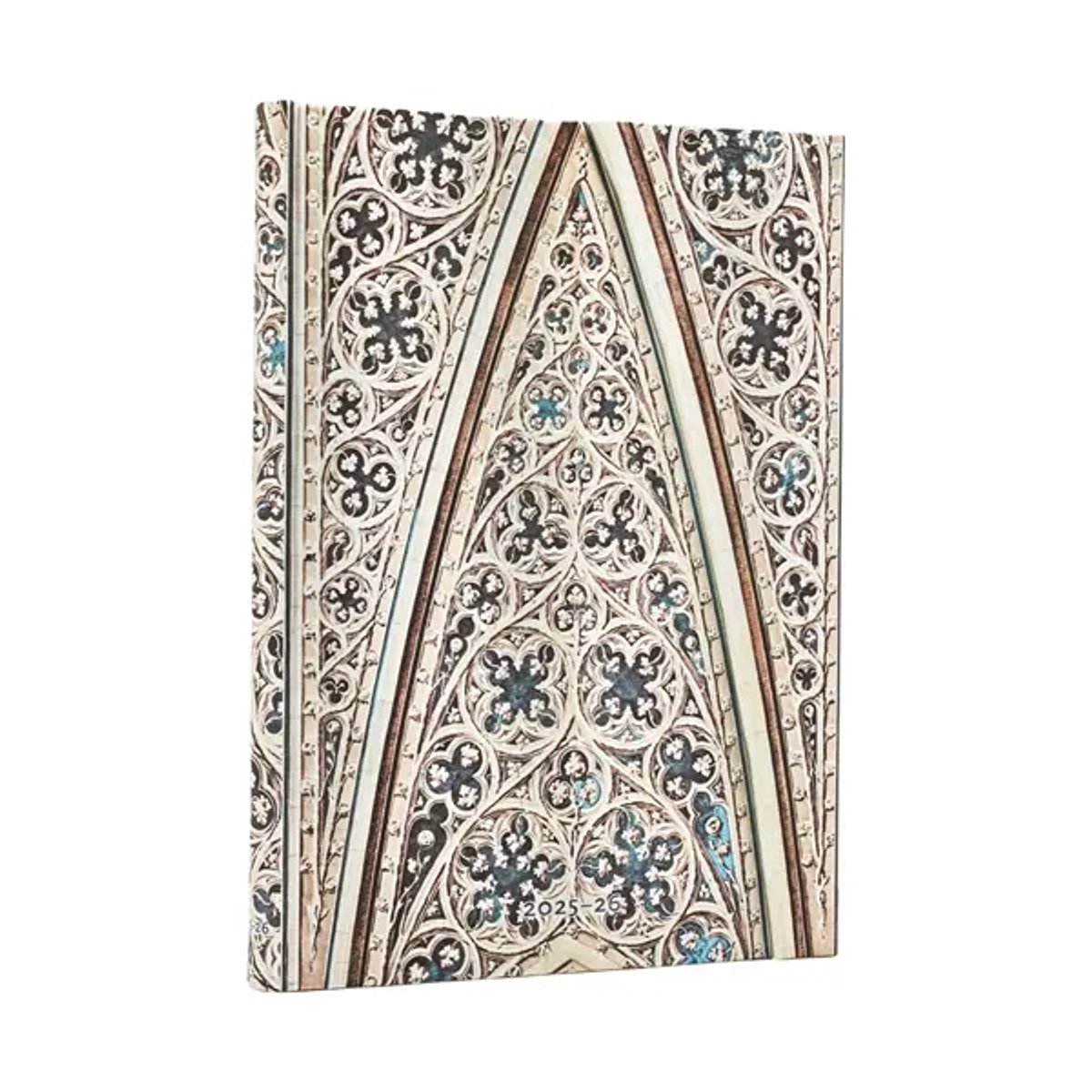 2026 Vault Of The Milan Cathedral (duomo Di Milano) Midi 18-month Horizontal Hardcover Flexi Dayplanner 2025-2026 (wrap Closure)