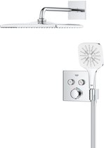Bol.com GROHE Precision SmartControl Inbouwdouche - Waterbesparend - Vierkant Bedieningspaneel - Chroom aanbieding