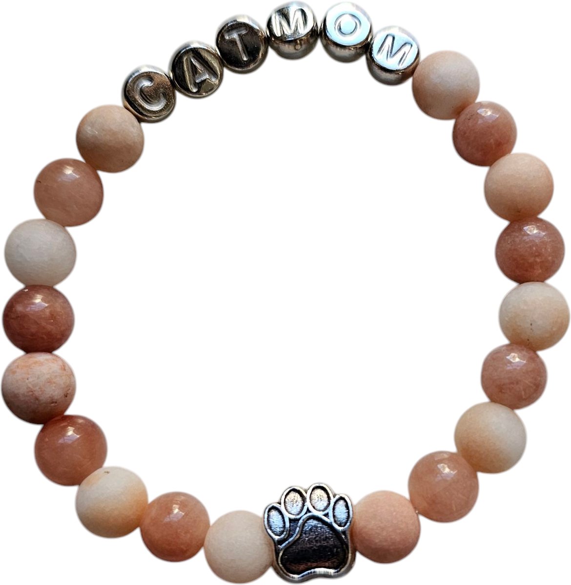 Katdootje - Armband - Catmom - Rozetinten