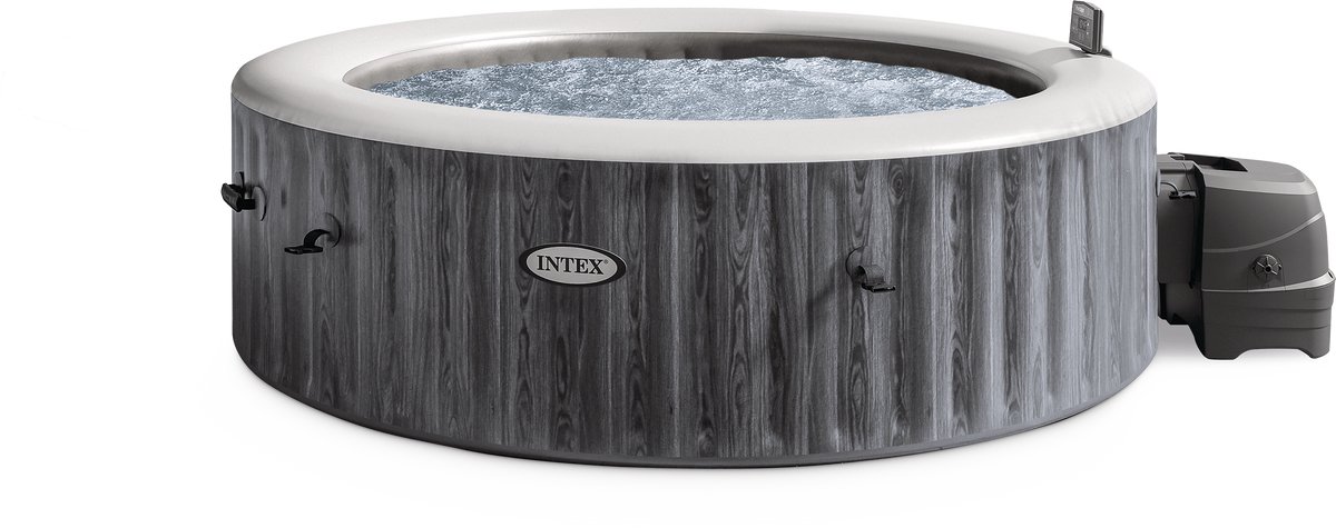 Intex - Greywood Deluxe Jacuzzi - 216x71 cm - Grijs