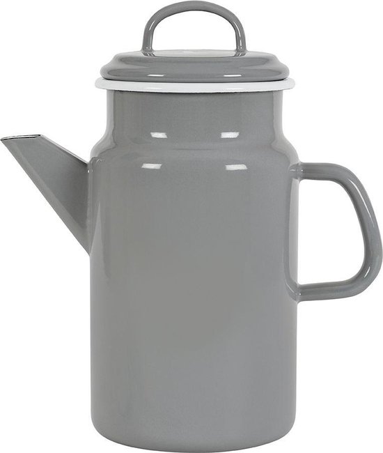 Theekan Emaille 2 L, Grijs - Kockums